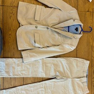 Jcrew Crewcuts Thompson Khaki boys suit.